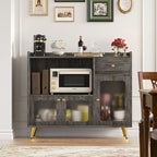 Bahuts et buffets avec porte en acrylique, armoires de cuisine, tables de bar en bois