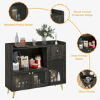 Bahuts et buffets avec porte en acrylique, armoires de cuisine, tables de bar en bois