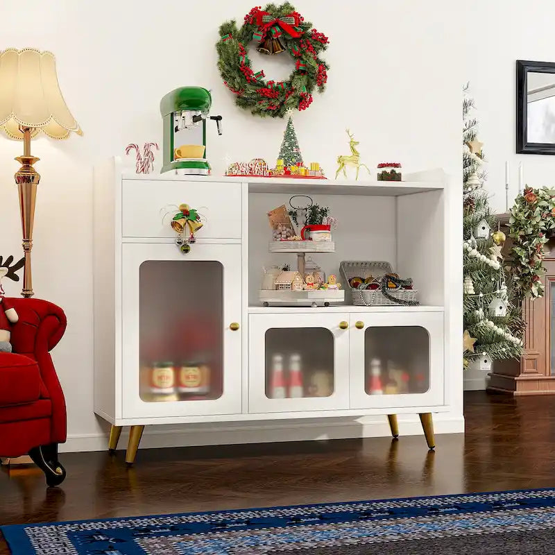Bahuts et buffets avec porte en acrylique, armoires de cuisine, tables de bar en bois