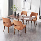 Chaise de salle à manger avec dossier rembourré (lot de 2)