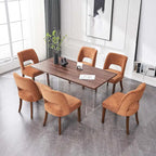 Chaise de salle à manger avec dossier rembourré (lot de 2)