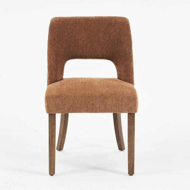 Chaise de salle à manger avec dossier rembourré (lot de 2)