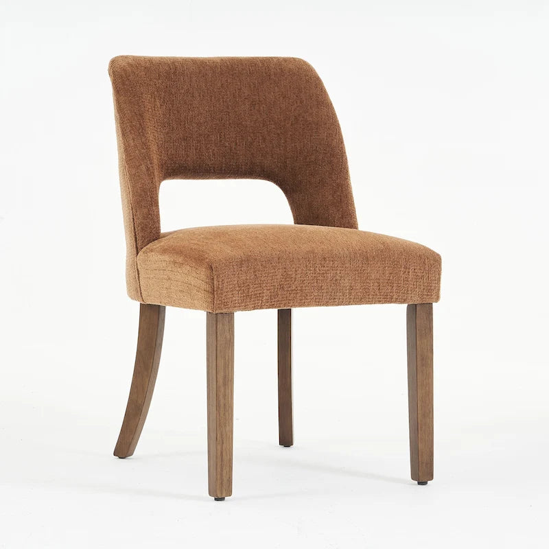 Chaise de salle à manger avec dossier rembourré (lot de 2)
