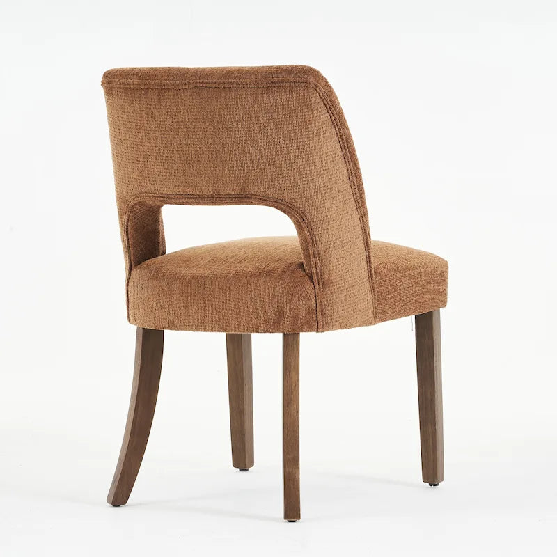 Chaise de salle à manger avec dossier rembourré (lot de 2)