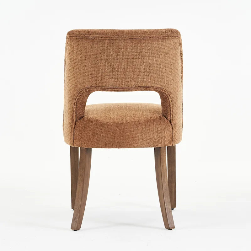 Chaise de salle à manger avec dossier rembourré (lot de 2)