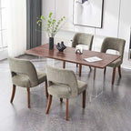 Chaise de salle à manger avec dossier rembourré (lot de 2)
