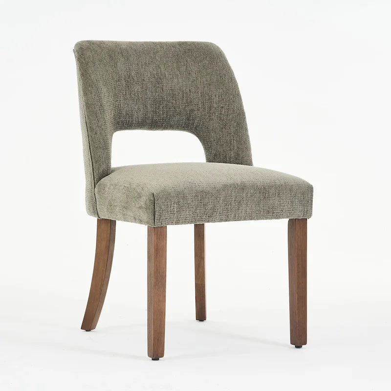 Chaise de salle à manger avec dossier rembourré (lot de 2)