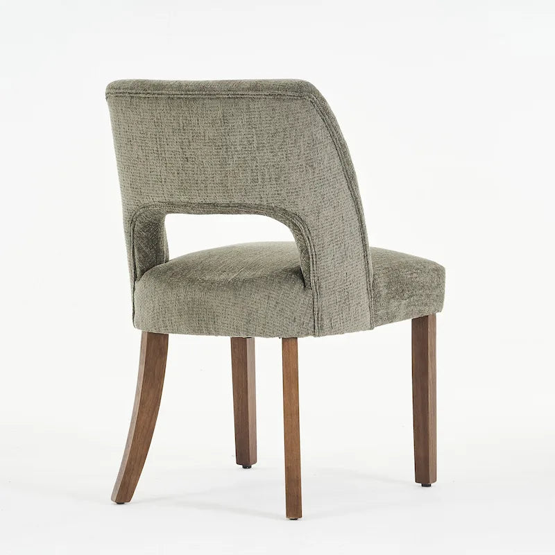 Chaise de salle à manger avec dossier rembourré (lot de 2)