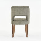 Chaise de salle à manger avec dossier rembourré (lot de 2)