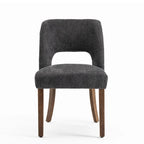 Chaise de salle à manger avec dossier rembourré (lot de 2)