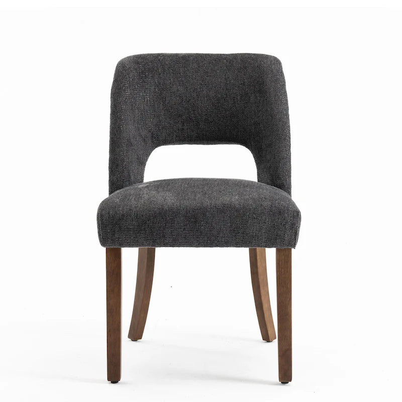 Chaise de salle à manger avec dossier rembourré (lot de 2)