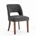 Chaise de salle à manger avec dossier rembourré (lot de 2)