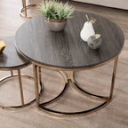 Table basse gigogne ronde 3 pièces