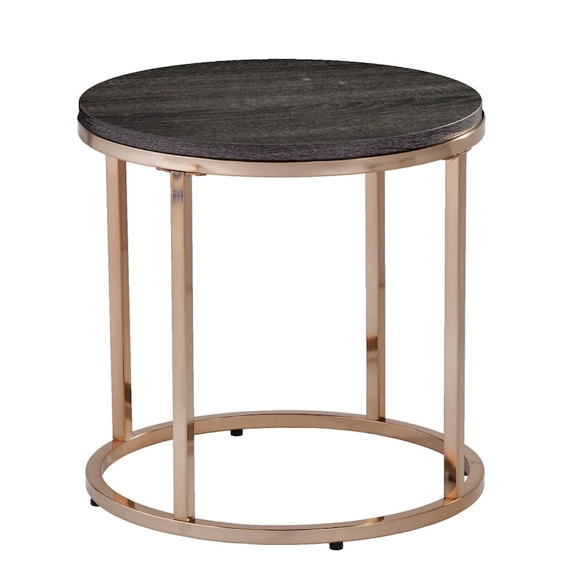 Table basse gigogne ronde 3 pièces