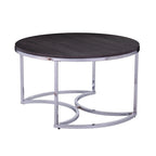 Table basse gigogne ronde 3 pièces