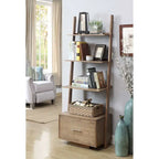 Étagère échelle avec tiroir-classeur American Heritage de Convenience Concepts