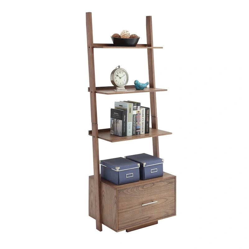 Étagère échelle avec tiroir-classeur American Heritage de Convenience Concepts
