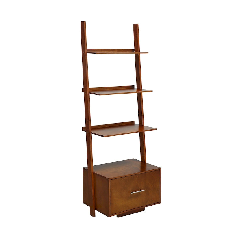 Étagère échelle avec tiroir-classeur American Heritage de Convenience Concepts