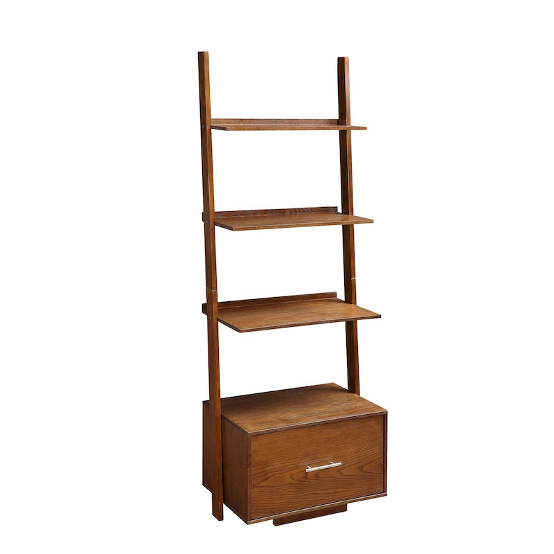 Étagère échelle avec tiroir-classeur American Heritage de Convenience Concepts