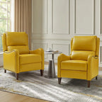 Modern leather chaise lounge with studded embellishments, featuring an adjustable footrest, two-piece .