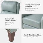 Modern leather chaise lounge with studded embellishments, featuring an adjustable footrest, two-piece .