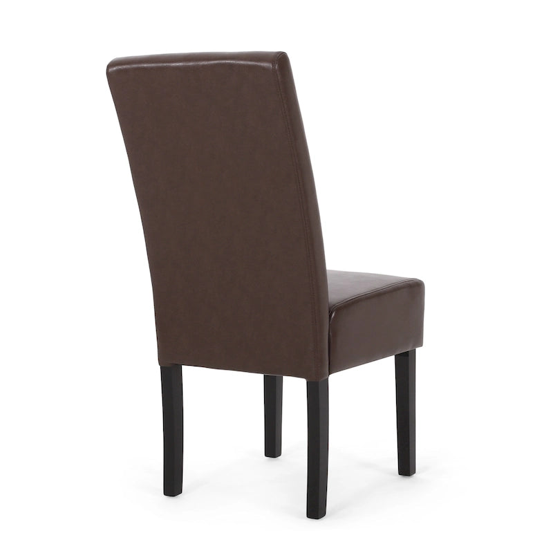 Chaises de salle à manger tapissées à motifs (lot de 4).