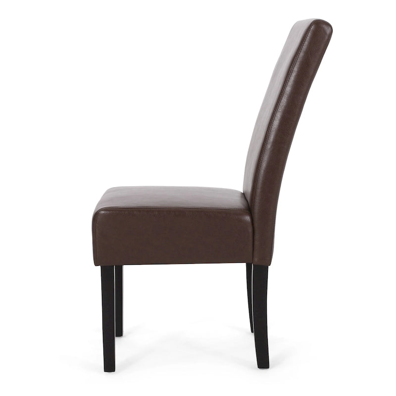 Chaises de salle à manger tapissées à motifs (lot de 4).