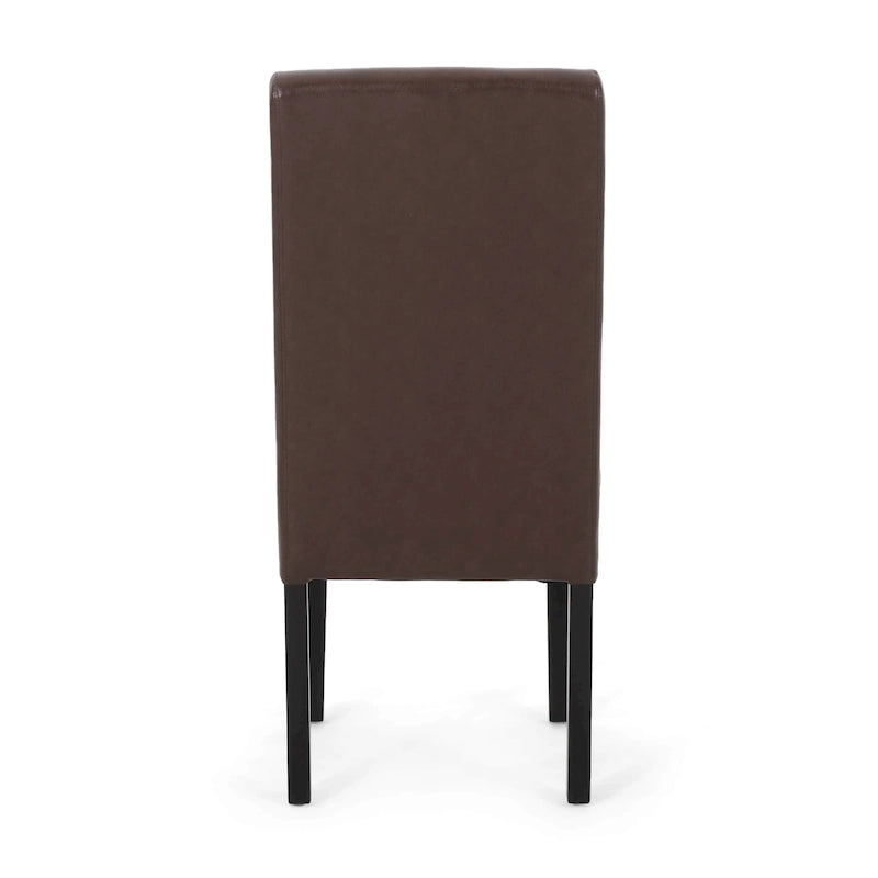 Chaises de salle à manger tapissées à motifs (lot de 4).