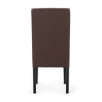 Chaises de salle à manger tapissées à motifs (lot de 4).
