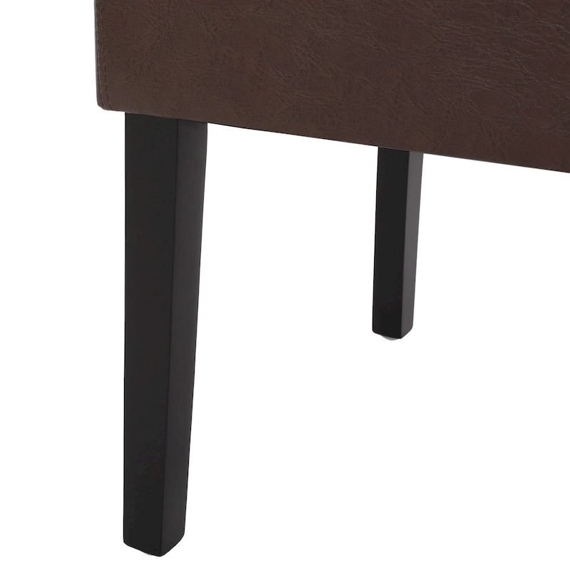 Chaises de salle à manger tapissées à motifs (lot de 4).