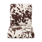 Chaises de salle à manger tapissées à motifs (lot de 4).