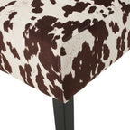 Chaises de salle à manger tapissées à motifs (lot de 4).