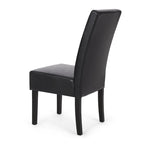 Chaises de salle à manger tapissées à motifs (lot de 4).