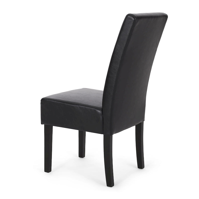 Chaises de salle à manger tapissées à motifs (lot de 4).