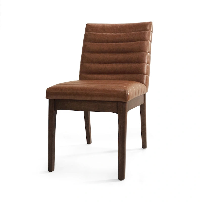 Chaises de salle à manger capitonnées (lot de 6).