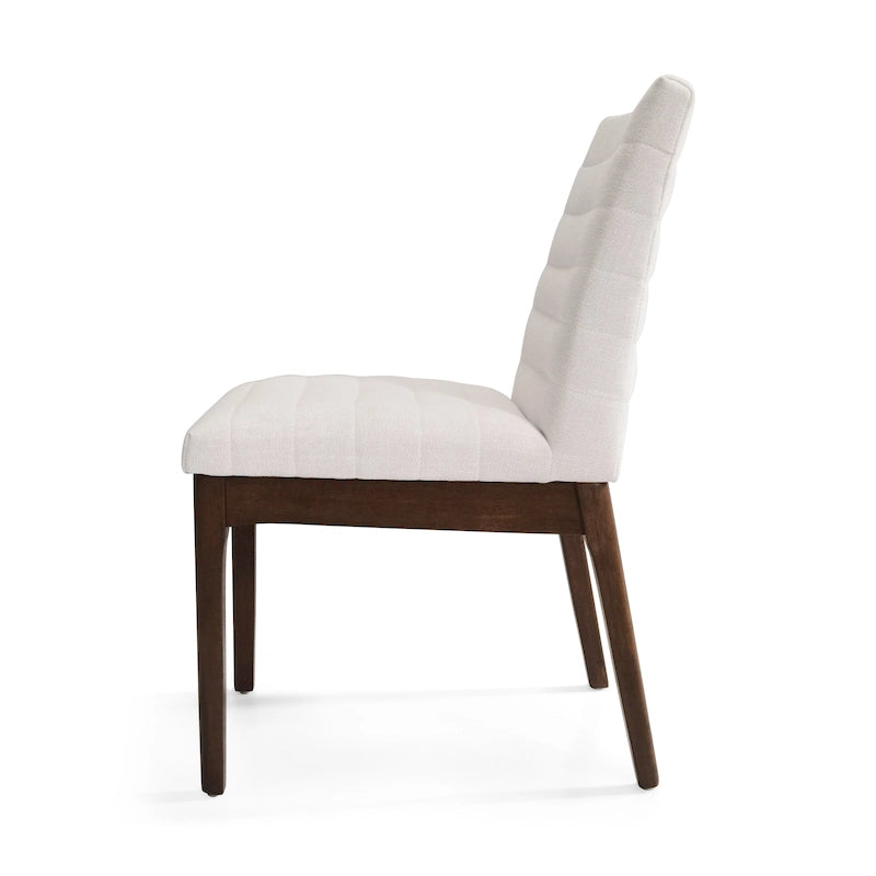 Chaises de salle à manger capitonnées (lot de 6).
