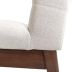 Chaises de salle à manger capitonnées (lot de 6).
