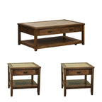 3 pièces (1 table basse, 2 tables d'appoint)
