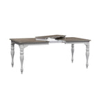 Table à manger à 6 pieds Magnolia Manor Antique White Weathered Bark