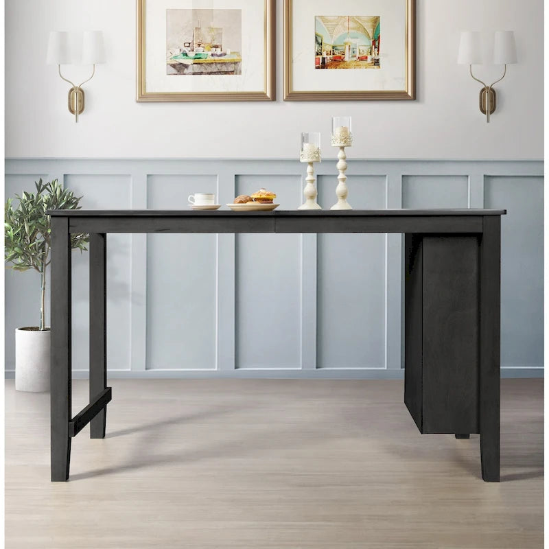 Ensemble table de bar et 4 tabourets