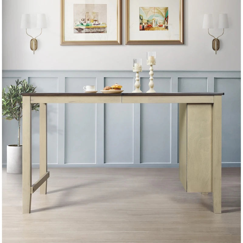 Ensemble table de bar et 4 tabourets