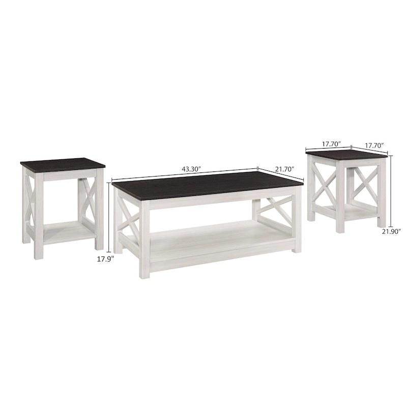 Table basse 3 pièces