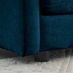Canapé 3 places, Canapé de salon 1+1+3 places, Fauteuil d'appoint, Causeuse et Canapé 3 places Style moderne Accoudoirs ronds Canapé 3 pièces