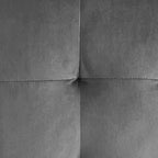 Pouf cube capitonné en velours