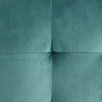 Pouf cube capitonné en velours