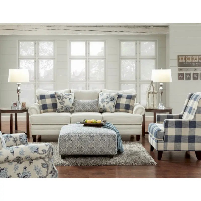 Traditional farmhouse sofa