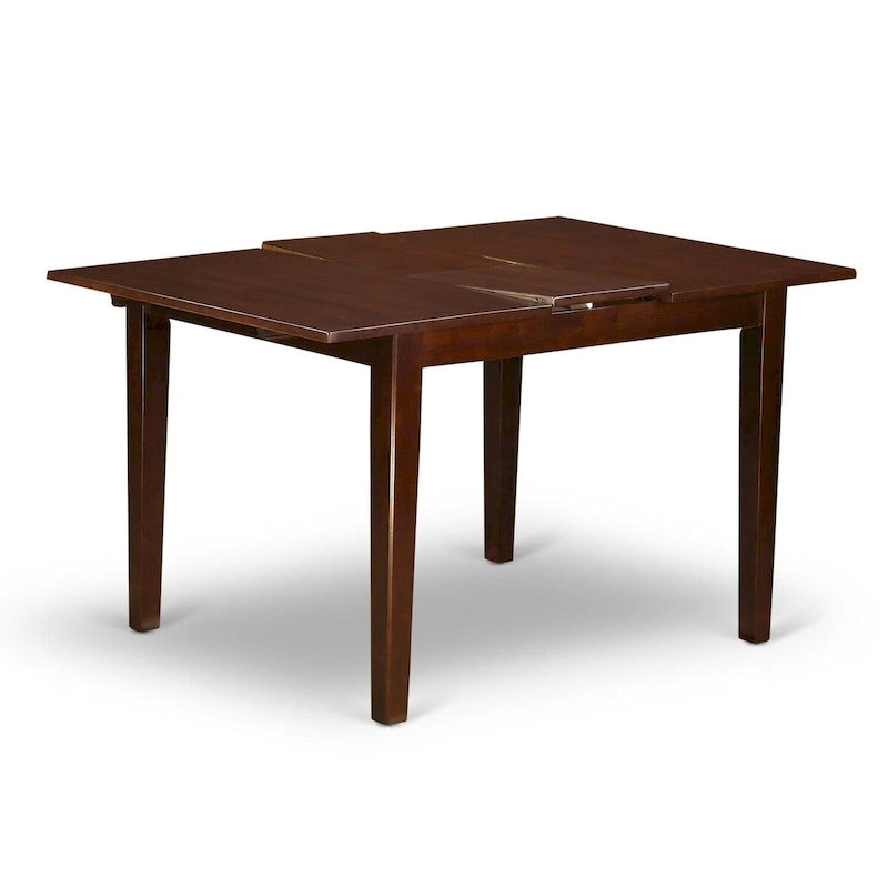 Table à manger East West Furniture – Comprend une table à manger rectangulaire et des chaises de salle à manger avec un banc (options de type d'assise de chaise)