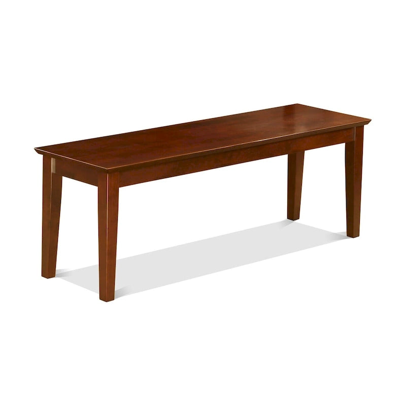 Table à manger East West Furniture – Comprend une table à manger rectangulaire et des chaises de salle à manger avec un banc (options de type d'assise de chaise)