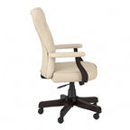 Fauteuil de bureau haut dossier avec accoudoirs et coussins
